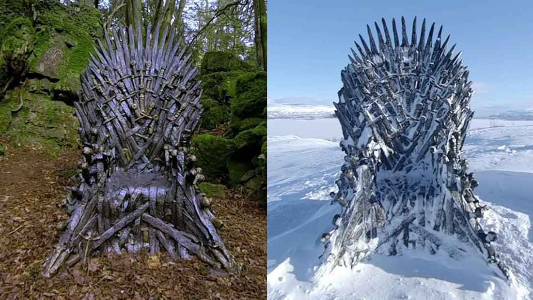 HBO a caché six trônes de Fer dans le monde entier pour une chasse au trésor géante